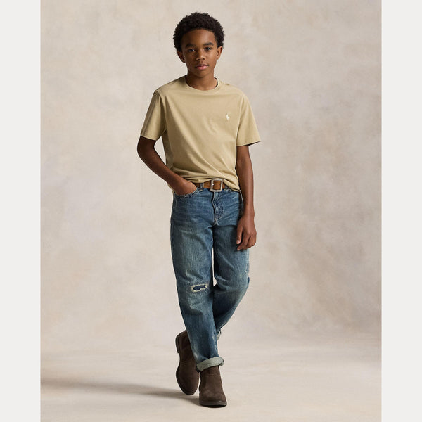 T-shirt in jersey di cotone con scollo a girocollo 323832904 /191 POLO RALPH LAUREN 