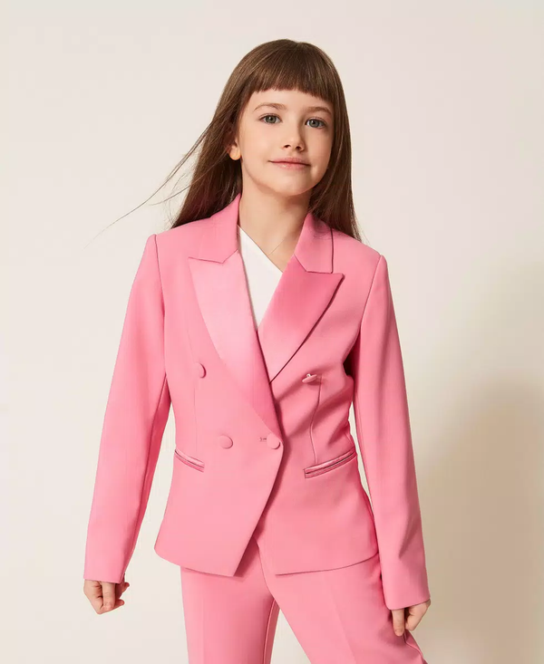 Giacca blazer in crêpe e duchesse 261GJ2Q55 /7207 TWINSET 