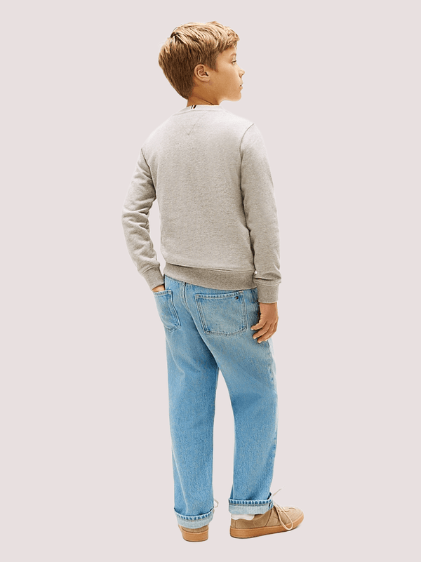 Felpa con stampa logo Tommy Hilfiger KB0KB10337T /A1G TOMMY HILFIGER 