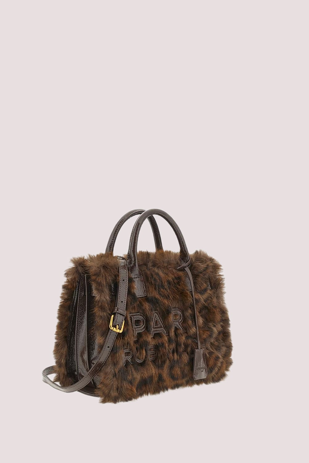 Alaska mini tote 1510 /UNICA/FUR LEOPARD RUE MADAM PARIS 