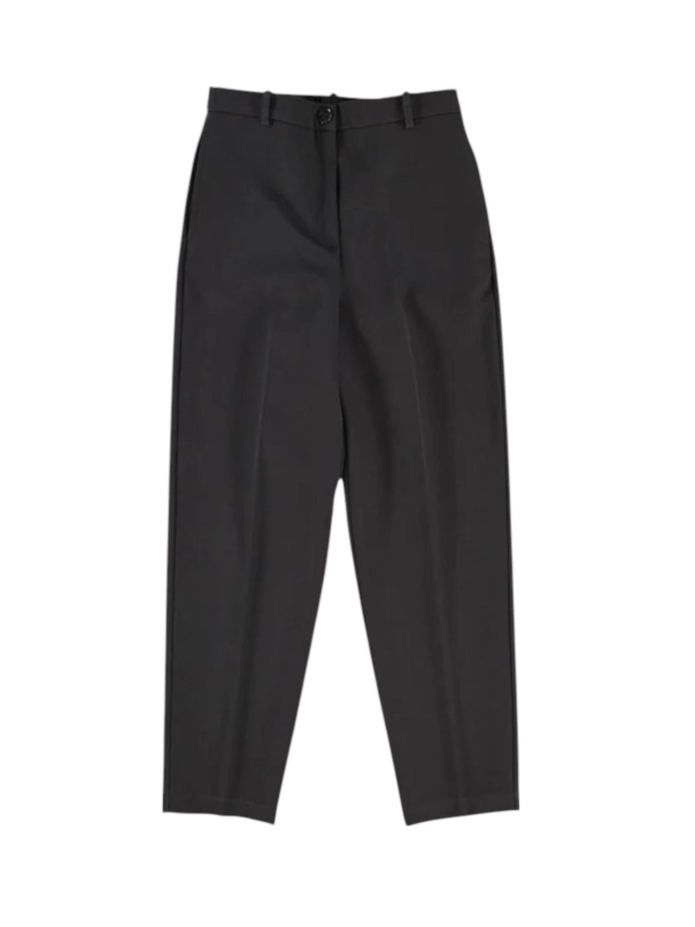 Pantalone nero elegante da bambina con pinces