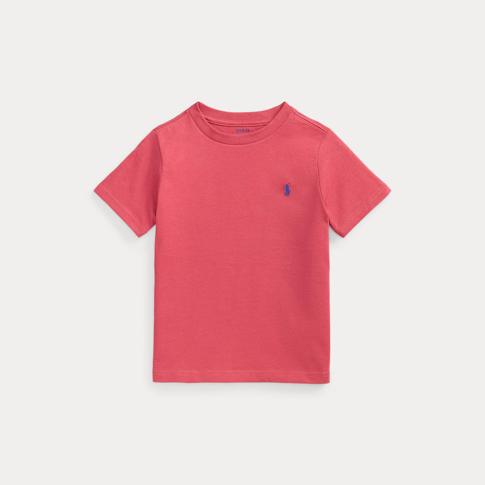 T-shirt in jersey di cotone con scollo a girocollo 322832904 /513 POLO RALPH LAUREN 