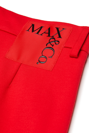 Pantaloni a palazzo con logo MX0308 MX00K /MX400 MAX&CO KID 