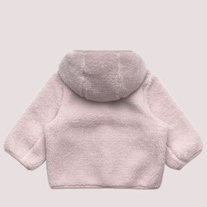 Ecopelliccia Janne rosa per neonato con logo K41478W /B3H KWAY 