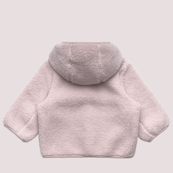 Ecopelliccia Janne rosa per neonato con logo K41478W /B3H KWAY 