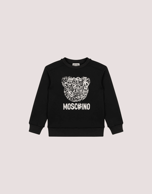 Felpa in cotone stampata HMF099 LDA58 /60100 MOSCHINO 