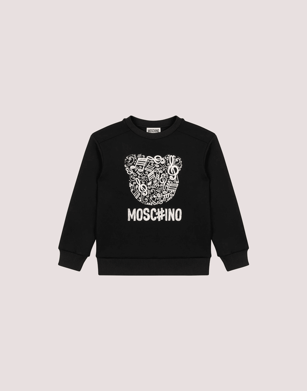 Felpa in cotone stampata HMF099 LDA58 /60100 MOSCHINO 