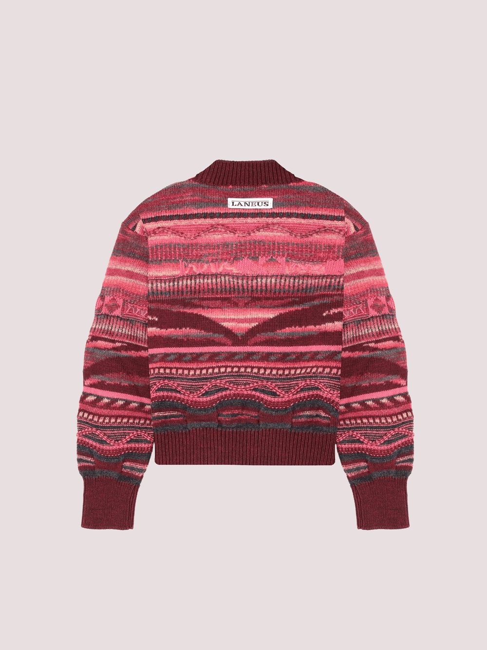 Maglione in lana jacquard F5LKJGJP060 /39 LANEUS KIDS 