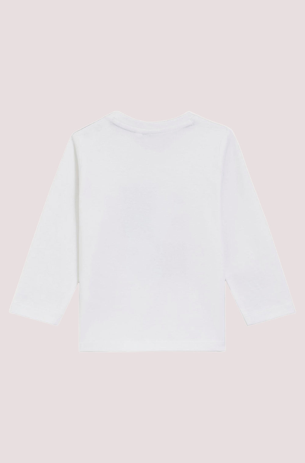 Maglia a maniche lunghe per bambini in cotone con grafica con logo J52472 /N50 BOSS 