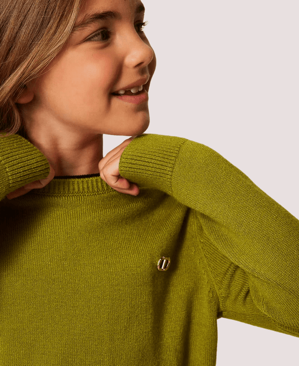 Maglia girocollo con Oval T 252GJ3011 /12576 TWINSET 