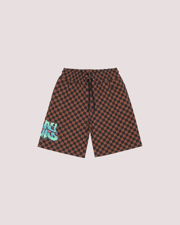 Catch bear check shorts SPY1394E /CHECK SPRAYGROUND 