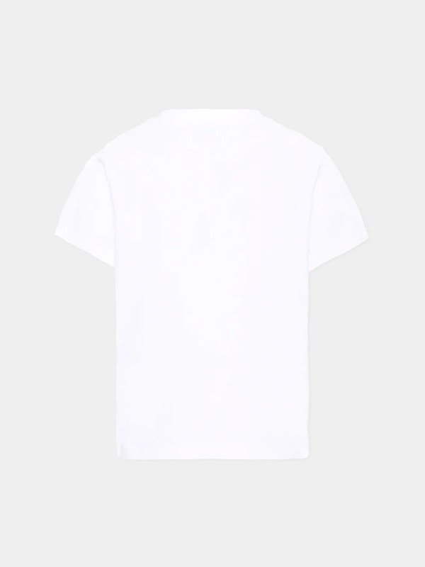 T-shirt con logo stampato BY8P11 Z3672 /100BL BALMAIN 