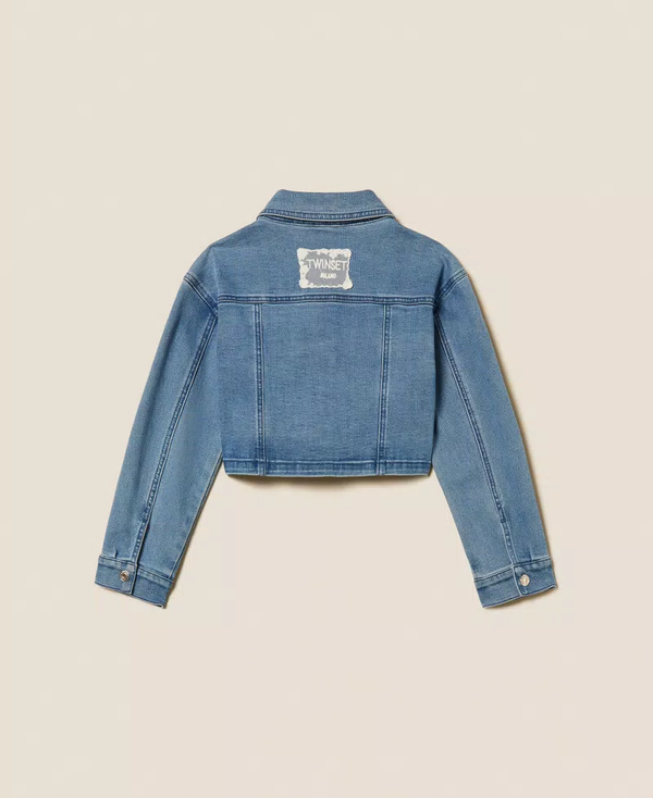 Giacca cropped in jeans 261GJ2080 /3451 TWINSET 