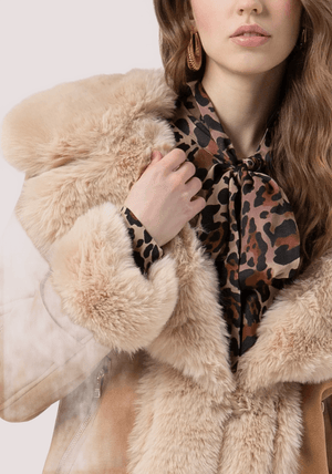 Giacca biker regular con apertura centrale FR25WC4008O44601 /H59 FRACOMINA 