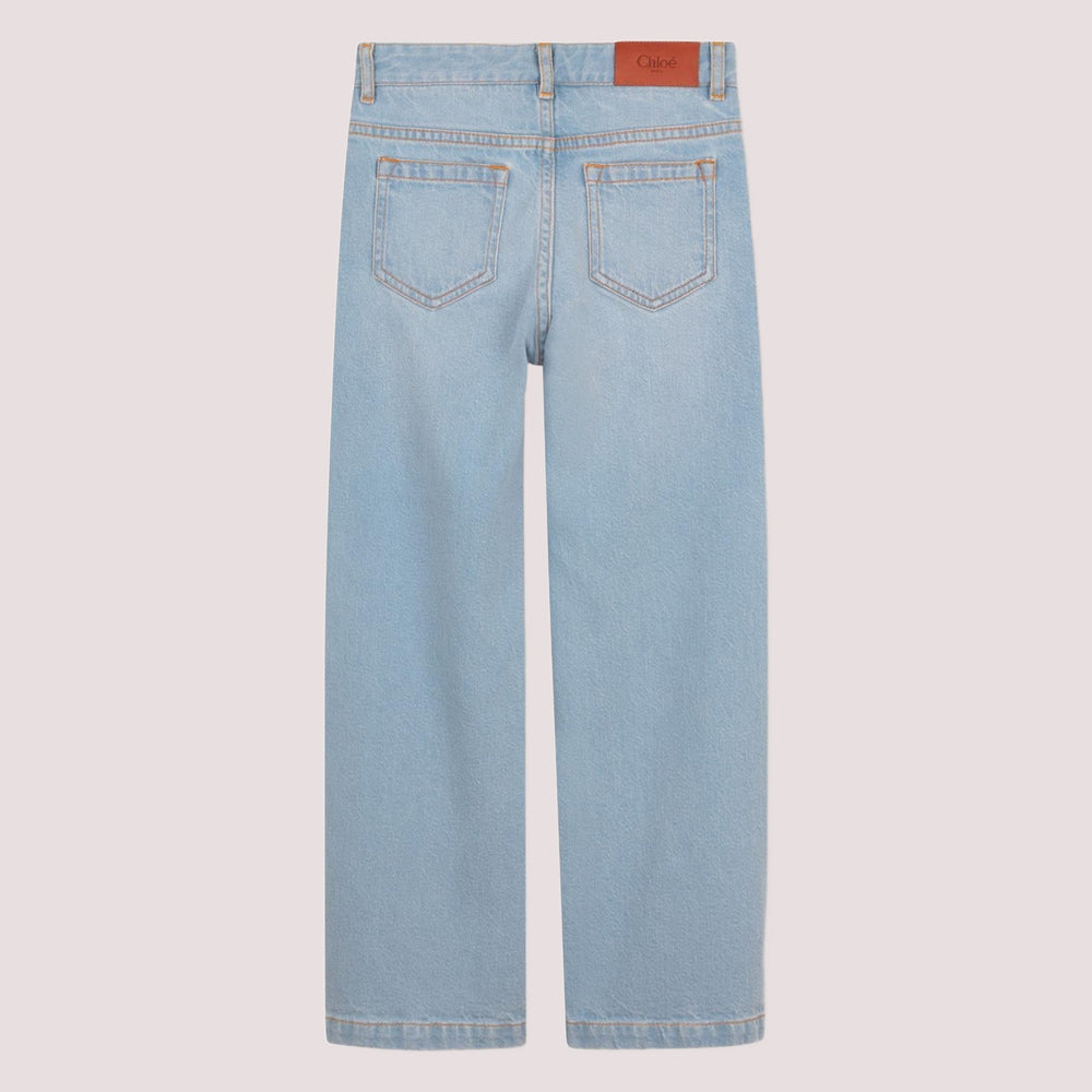 Pantalone in denim chiaro C20834 /Z04 CHLOE 