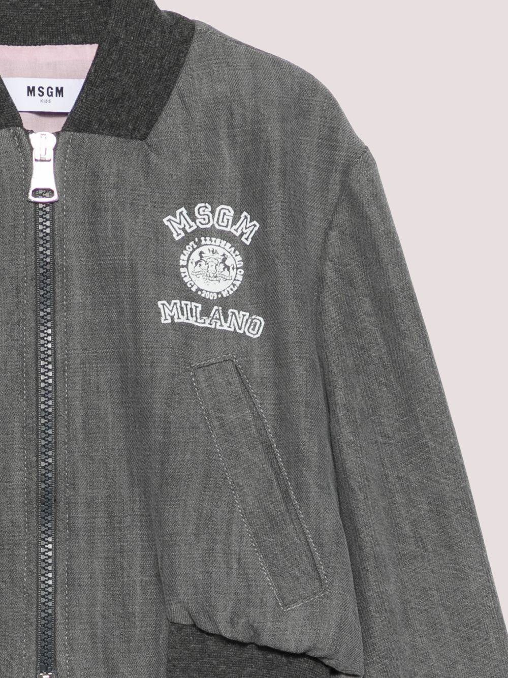 Giubbino con logo stampato S6MSJGBO309 /102 MSGM KIDS 