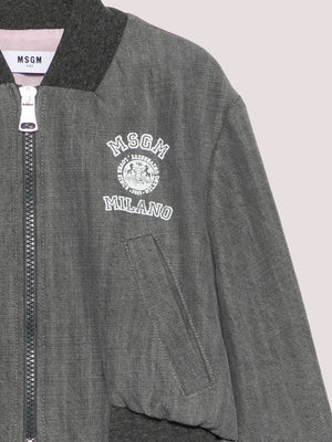 Giubbino con logo stampato S6MSJGBO309 /102 MSGM KIDS 