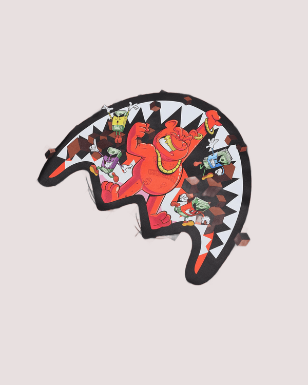 Get out bear checkered regular t-shirt SPY1424 /CHECK SPRAYGROUND 