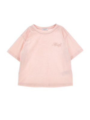 T-shirt ricamo scritta I1G609 7206 /94 PHILOSOPHY KIDS 