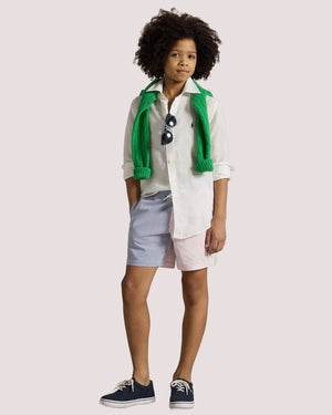 Camicia in lino 323967600 /003 POLO RALPH LAUREN 