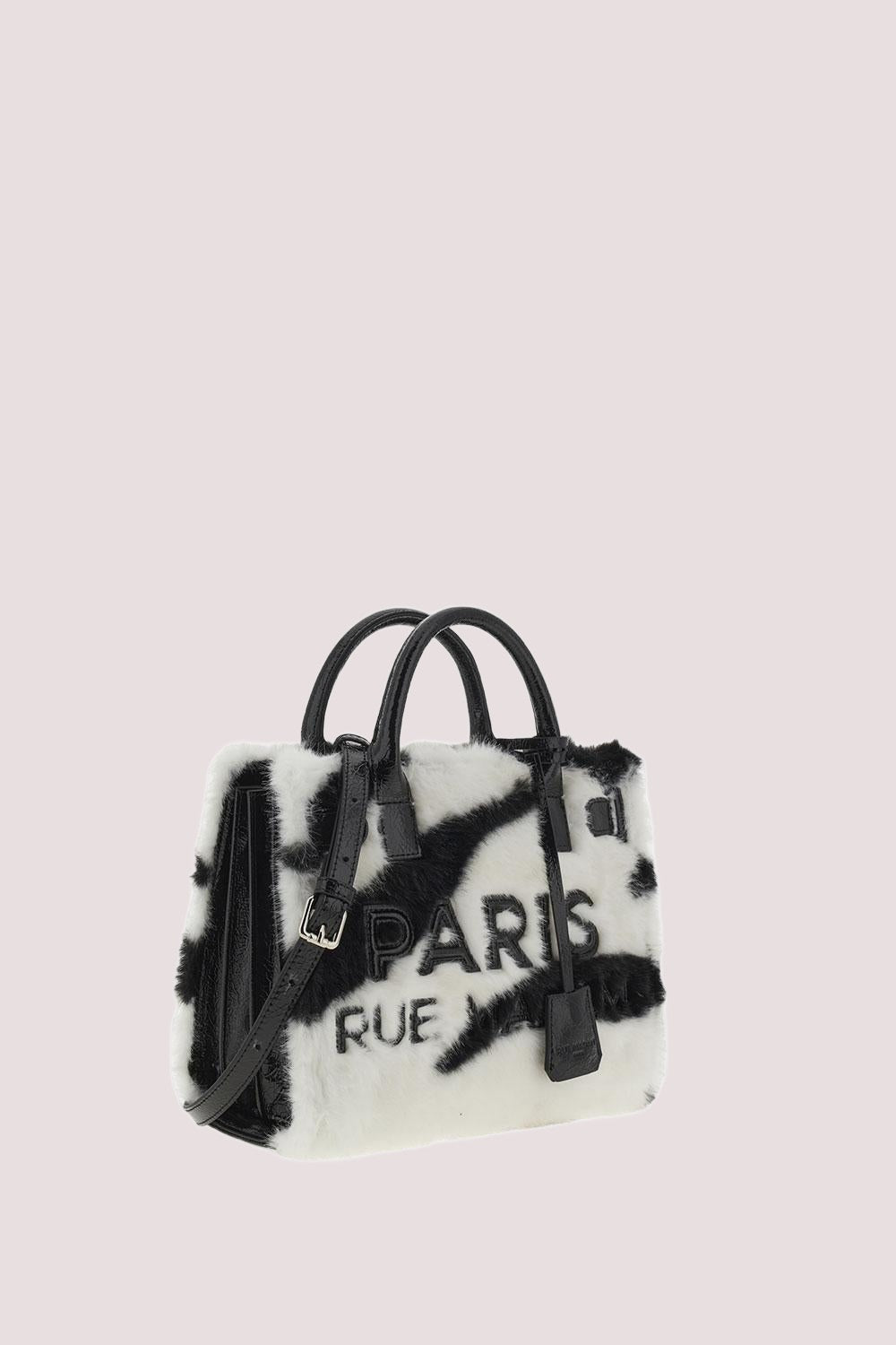 Alaska mini tote 1510 /UNICA/FUR ZEBRA RUE MADAM PARIS 