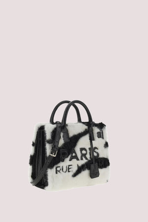 Alaska mini tote 1510 /UNICA/FUR ZEBRA RUE MADAM PARIS 