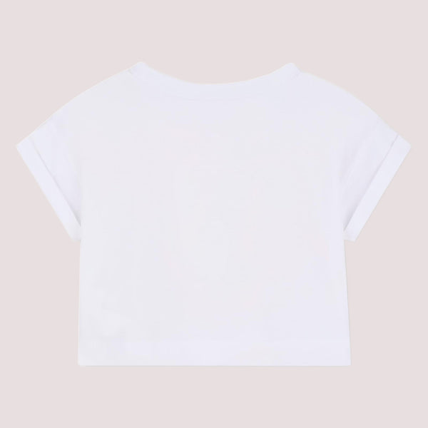 T-shirt con stampa in glitter U21951 /10P BILLIEBLUSH 