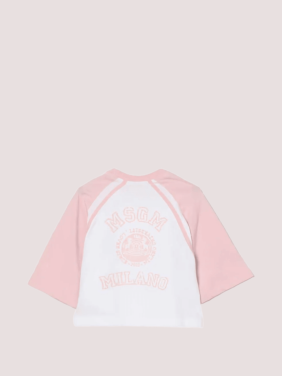T-shirt con logo stampato S6MSJGTH024 /001/78 MSGM KIDS 