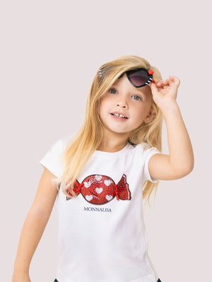 T-Shirt Caramella 19G608 7005 /99 MONNALISA 