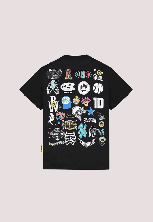 T-shirt con logo F5BKJUTH123 /110 BARROW KIDS 