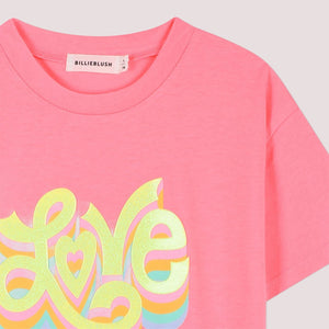 T-shirt con stampa U21931 /499 BILLIEBLUSH 