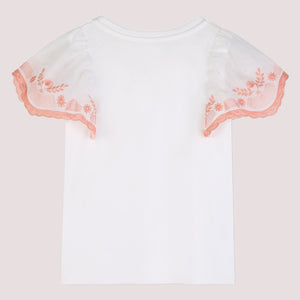 T-shirt con logo ricamato C21238 /117 CHLOE 