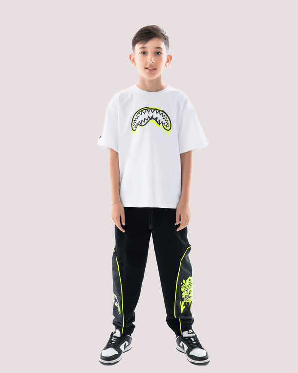 Graffitti bear over t-shirt SPY1443 /WHITE SPRAYGROUND 