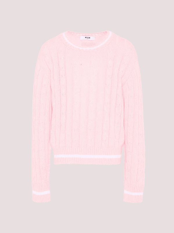 Maglione a trecce S6MSJUJP286 /MS076 MSGM KIDS 