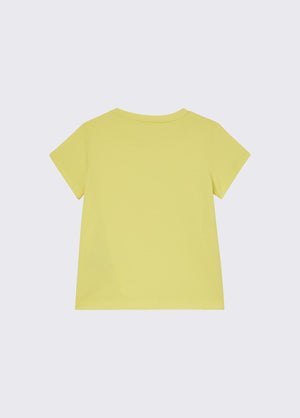 T-shirt con stampa e castoni KA6027 JS003 /P9343 LIU JO 