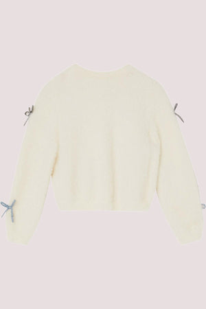 Cardigan con fiocchetti KF5053 MA94O /M9987 LIU JO 