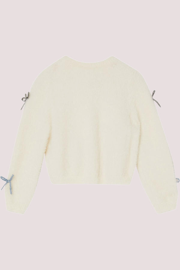 Cardigan con fiocchetti KF5053 MA94O /M9987 LIU JO 