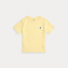 T-shirt in jersey di cotone con scollo a girocollo