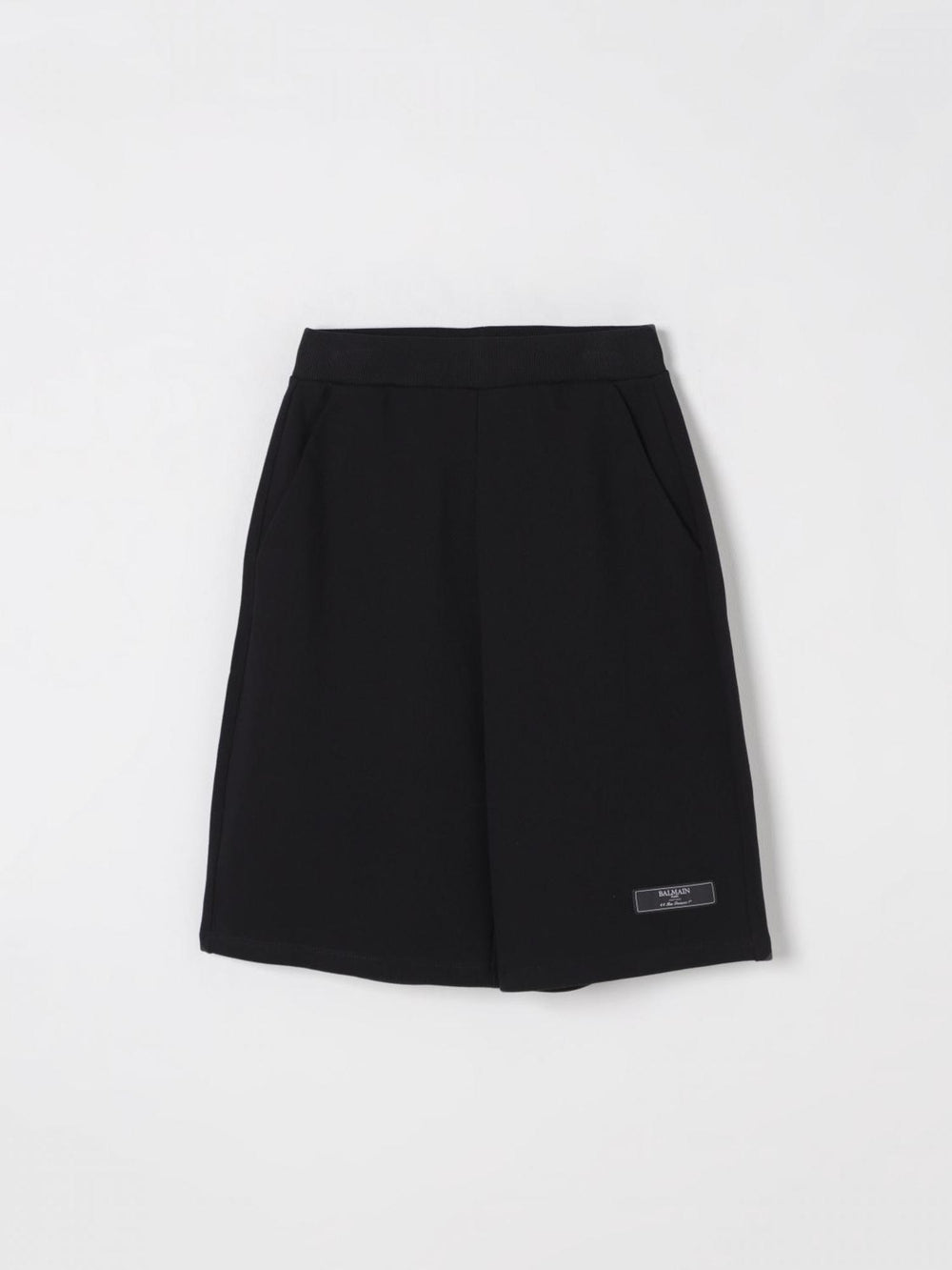 Shorts bambina neri in cotone