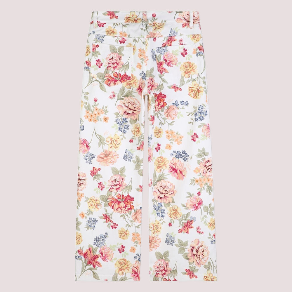 Pantalone con tema floreale C20830 /S95 CHLOE 