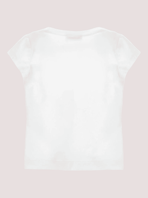 T-shirt stampa Rose 11G605 7201 /99 MONNALISA 