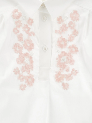 Camicia con ricami Z1G300 7168 /9992 ERMANNO SCERVINO KIDS 