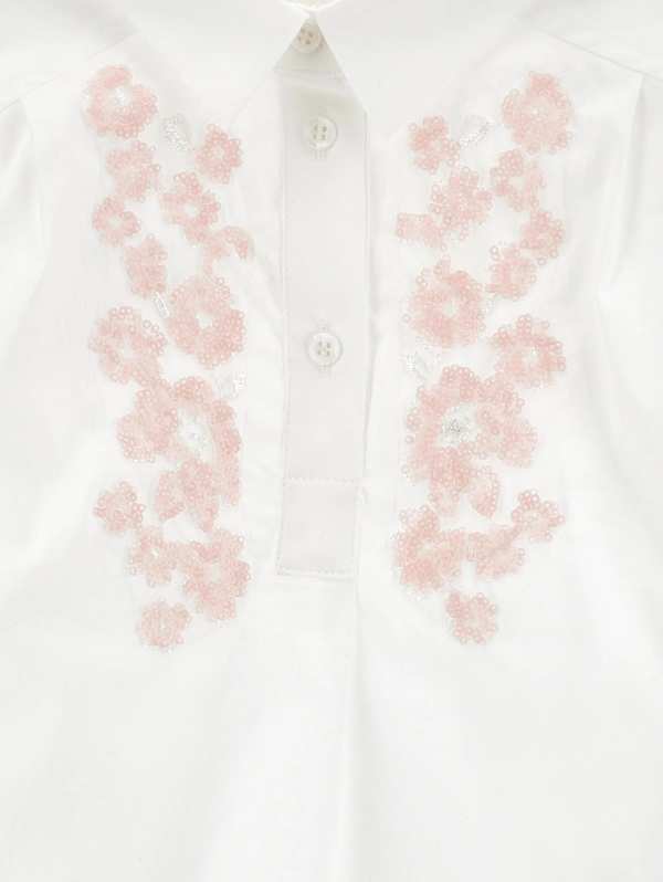 Camicia con ricami Z1G300 7168 /9992 ERMANNO SCERVINO KIDS 