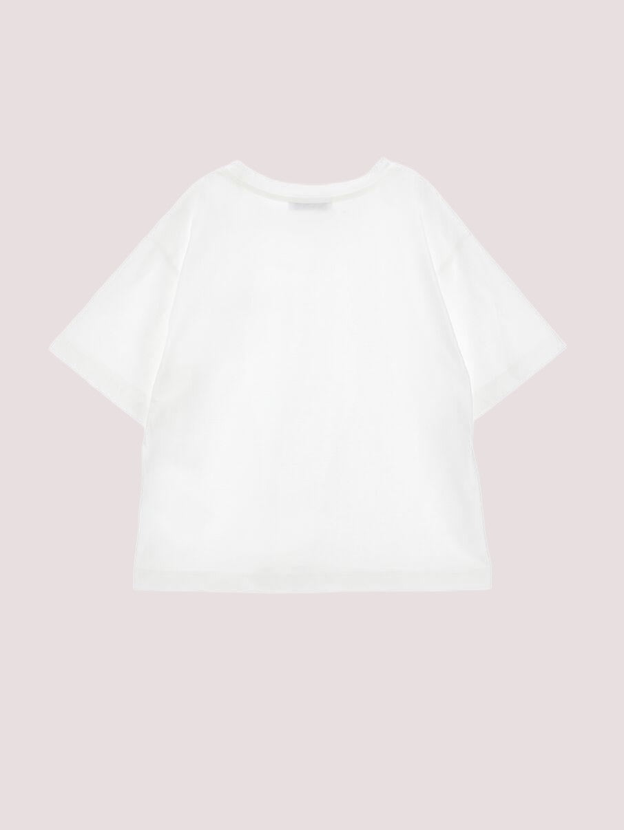 T-shirt ricamo scritta I1G609 7206 /1 PHILOSOPHY KIDS 