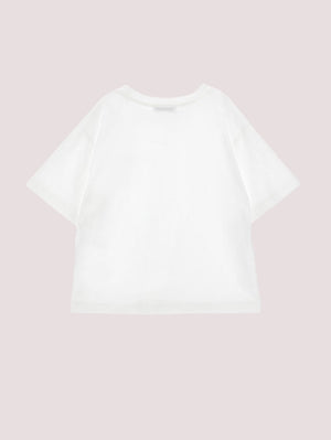 T-shirt ricamo scritta I1G609 7206 /1 PHILOSOPHY KIDS 