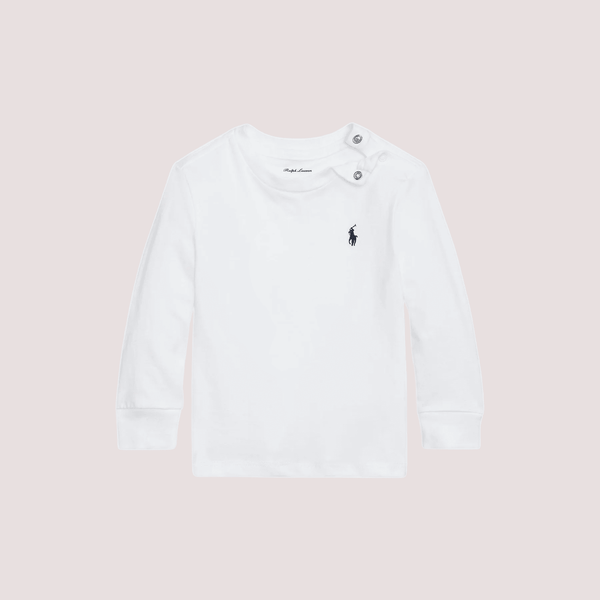 T-shirt Neonato a maniche lunghe Bianco 320843804 /4 POLO RALPH LAUREN 