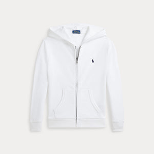 Felpa con cappuccio e zip intera in french terry 322964134 /001 POLO RALPH LAUREN 