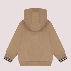 Felpa con cappuccio e cerniera con logo J52444 /269 BOSS 