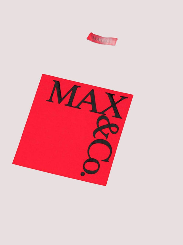 T-shirt logata. MX0005 MX057 /MX10C MAX&CO 