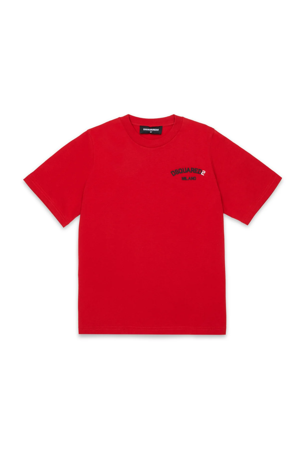 T-shirt girocollo con logo DQ3169 D0AAP /DQ401 DSQUARED2 JUNIOR 